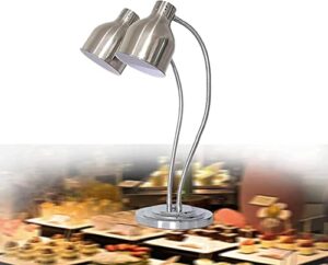 funnybsg heat lamp food warmer commercial heating lamp, buffet insulation table lamp, free standing 110v 220v home use, universal tube can be bent at will