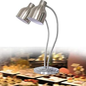 FUNNYBSG Heat Lamp Food Warmer Commercial Heating Lamp, Buffet Insulation Table Lamp, Free Standing 110V 220V Home Use, Universal Tube Can Be Bent at Will