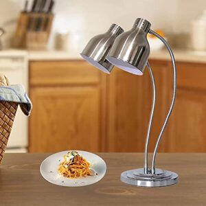 FUNNYBSG Heat Lamp Food Warmer Commercial Heating Lamp, Buffet Insulation Table Lamp, Free Standing 110V 220V Home Use, Universal Tube Can Be Bent at Will