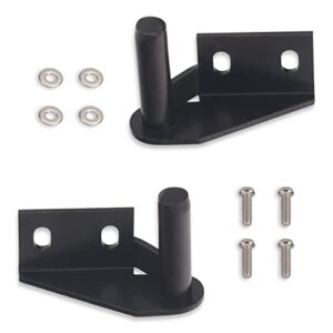 mwedp 74050 & 74051 lid hinge kit compatible with pitboss pellet grills models, include one left side and one right side hinge