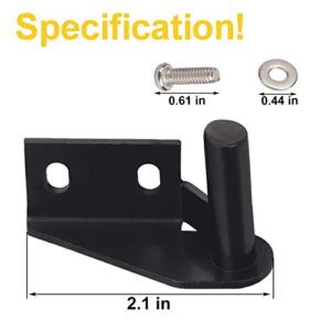 MWEDP 74050 & 74051 Lid Hinge Kit Compatible with Pitboss Pellet Grills Models, Include one Left Side and one Right Side Hinge