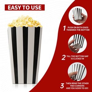 40 Pcs Popcorn Boxes, Cardboard Popcorn Containers, Popcorn Boxes for Party