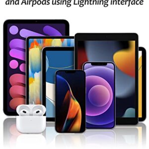 8 Pack Anti Dust Plugs for iPhone 14 Pro Max Mini 13 12 11 X Xs 8 Plus iPad AirPods + Mini Storage Box iPhone Charging Port Plugs, Black