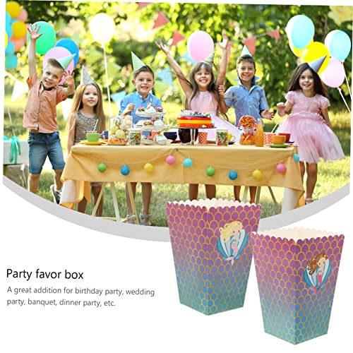 LIFKOME 24pcs Popcorn Boxes Popcorn Box Popcorn Boxes for Candy Popcorn Snack Container Mini Popcorn Boxes Party Favor Box Popcorn Bucket Party Paper Popcorn Box Popcorn Box