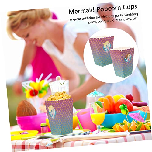 LIFKOME 24pcs Popcorn Boxes Popcorn Box Popcorn Boxes for Candy Popcorn Snack Container Mini Popcorn Boxes Party Favor Box Popcorn Bucket Party Paper Popcorn Box Popcorn Box