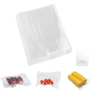 100 pieces vacuum sealer bags size 9.8 * 7.8 inches, for food saver, bpa free, prevent puncture, vacuum seal freezer bags sous vide bags, perfect for food vacuum storage or sous vide cooking…