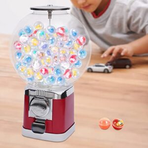 Fetcoi Red Vending Machines, Bubble Gumball Bank Candy Gumball Machine for 1.26" Bubble Gum Ball Candy, Gumball Candy Dispenser for Kids Game Retail Stores - for $1 Coins