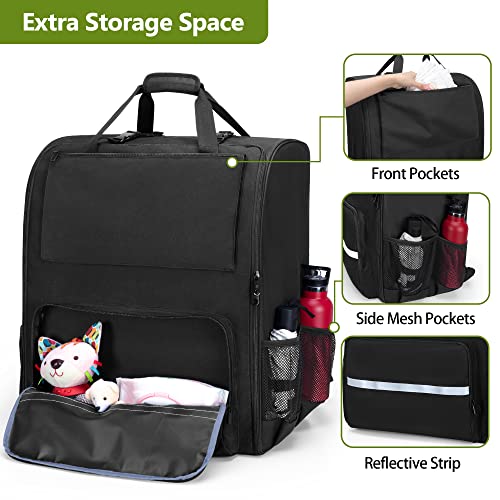 HODRANT Large Stroller Carry Bag Compatible with UPPAbaby MINU V2 and MINU, Stroller Travel Backpack for Stroller Accessories Storage, Stroller Gate Check Bag for Airplane Travel Essentials, Bag Only