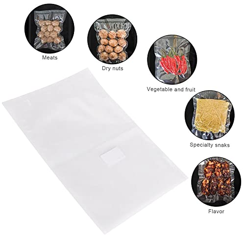 Keep Your Fresher for Longer with 100 Oil-Resistant Vacuum Sealer Bags (25cm) Compatible with Vacuum Sealer Machine Sous Vide Bags Vacuum Seal Rolls Containers and Accessories