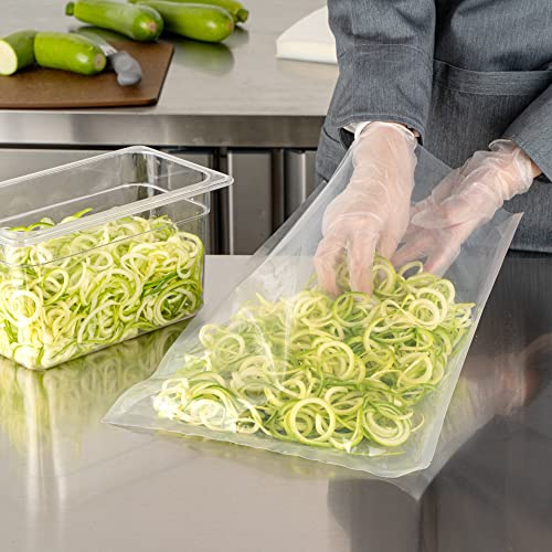 Restaurantware Fresh Hero 16 x 12 Inch Vacuum Sealer Bags, 1000 BPA-Free Food Storage Bags - 4 mil Thick, Microwavable, Clear Plastic Sous Vide Bags, Freezable, For Storing Food Or Sous Vide Cooking