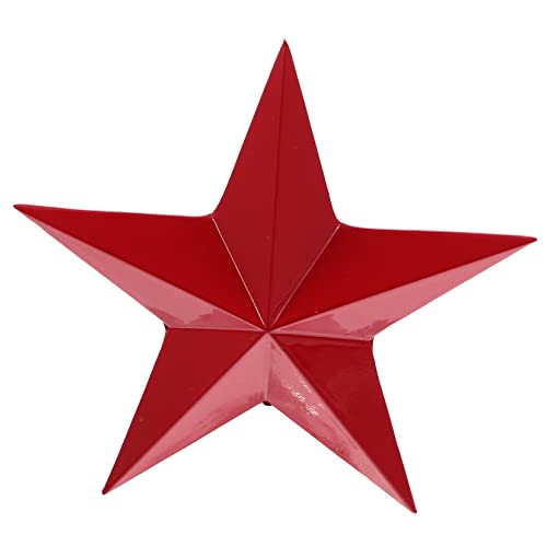 Toddmomy Pentagram Metal Trim Red Ornament Statue Decor Medal Making Star Sports Competition Medal Star Rustic Barn Star Medal Supplies Star Craft Medal Star Decoration Red Zinc Alloy