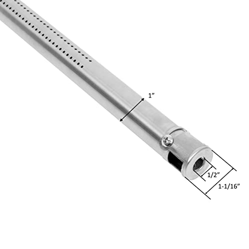 GSW AEBR-Burner 22-3/4” x 1-1/2” Straight Stainless Steel Tube Burner (20,000 BTU) for AEBR Series Commercial Countertop Broilers