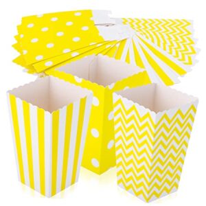 STOBOK 48pcs Popcorn Boxes Popcorn Box Containers for Food Disposable Containers Candy Containers French Fries Cups Theater Popcorn Box Charcuterie Cups Paper Popcorn Bowls for Mini