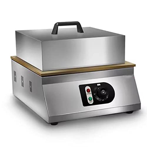 Commercial Electric Souffle Machine, Dorayaki Pancake Souffle Maker Machine, Temperature Range: 50-250°, with Stainless Steel Cover, for Restaurants, Bakeries, Dessert Shops