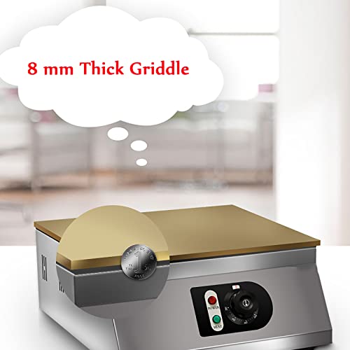 Commercial Electric Souffle Machine, Dorayaki Pancake Souffle Maker Machine, Temperature Range: 50-250°, with Stainless Steel Cover, for Restaurants, Bakeries, Dessert Shops