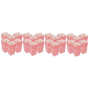 popcorn cups disposable 24 pcs popcorn popcorn bucket stripe paper