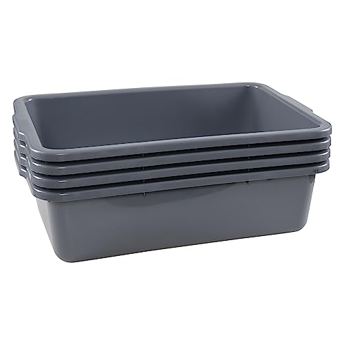 Esdiplot 32 L 4 Pack Large Bus Tubs, Utility Bus Boxes