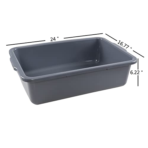 Esdiplot 32 L 4 Pack Large Bus Tubs, Utility Bus Boxes