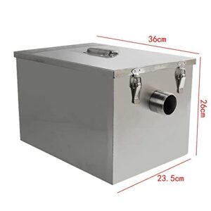 Your Restaurant Kitchen with Our Stainless Steel Grease Trap Interceptor Set - Detachable Design Removable Baffles and Easy Cleaning for Efficient Wastewater Management