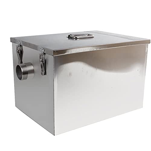 Your Restaurant Kitchen with Our Stainless Steel Grease Trap Interceptor Set - Detachable Design Removable Baffles and Easy Cleaning for Efficient Wastewater Management