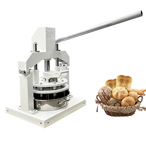 HayWHNKN Dough Divider 12pcs Commercial Dough Cutter Manual Hydraulic Hand Press Dough Scraper Bread Maker (12PCS Desktop)