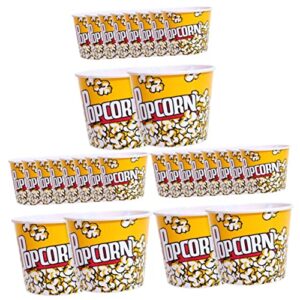 bestoyard 30 pcs popcorn popcorn bucket bathtub cake decorating wrapping paper containers disposable bucket food serving basket cardboard popcorn box empty popcorn box snack bag box