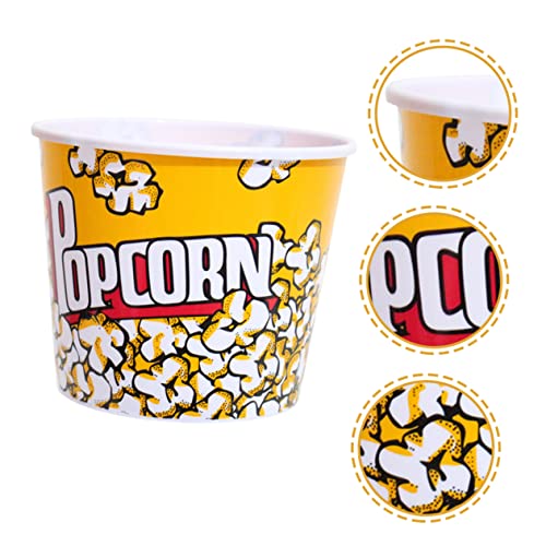 BESTOYARD 30 Pcs Popcorn Popcorn Bucket Bathtub Cake Decorating Wrapping Paper Containers Disposable Bucket Food Serving Basket Cardboard Popcorn Box Empty Popcorn Box Snack Bag Box