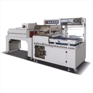 automatic sealing and cutting packaging of cuff-type film shrink sachet cosmetic face mask machine of pe film shrink