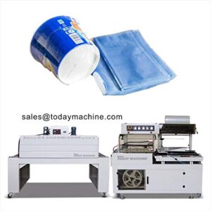 Automatic sealing and cutting packaging of cuff-type film shrink sachet cosmetic face mask machine of PE film shrink