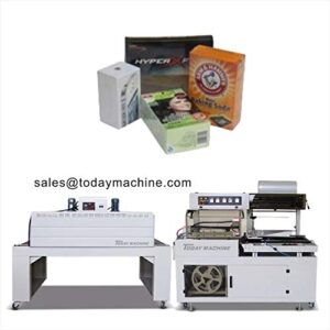 Automatic sealing and cutting packaging of cuff-type film shrink sachet cosmetic face mask machine of PE film shrink