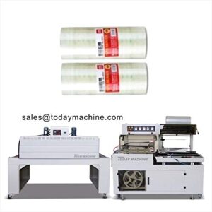 Automatic sealing and cutting packaging of cuff-type film shrink sachet cosmetic face mask machine of PE film shrink