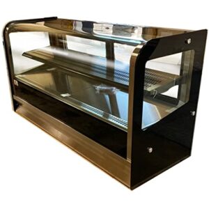 bakery display cooler case counter top desktop vertical commercial refrigerator pastry deli 60" glass nsf etl ul-st550a