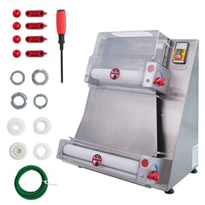 hakka pizza dough roller sheeter - professional grade with adjustable thickness and size, 370w, 110v