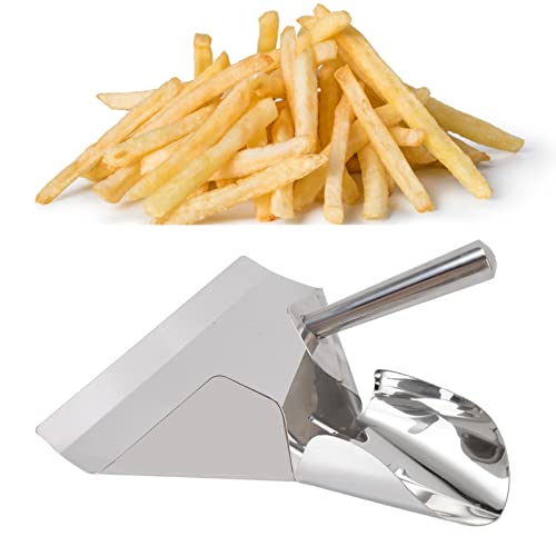 French Fry Scoop, French Fry Scooper Easy To Use Multipurpose French Fry Bagger Scooper for Buffet