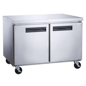 cuc50f 2-door undercounter commercial freezer