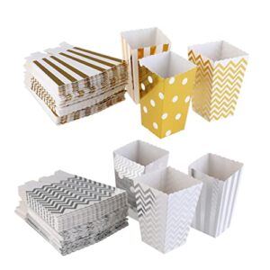 Mobestech 50pcs Popcorn Boxes Snack Cup Decor Disposable Containers Small Popcorn Boxes Popcorn Carton Cardboard Popcorn Container for Party Popcorn Cup Popcorn Bucket Gift Box