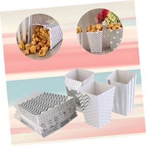 Mobestech 50pcs Popcorn Boxes Snack Cup Decor Disposable Containers Small Popcorn Boxes Popcorn Carton Cardboard Popcorn Container for Party Popcorn Cup Popcorn Bucket Gift Box