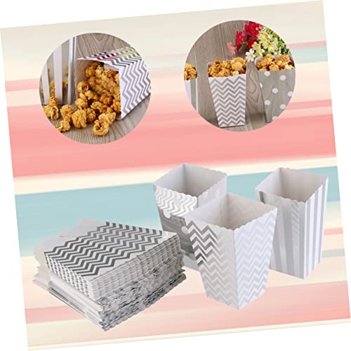Mobestech 50pcs Popcorn Boxes Snack Cup Decor Disposable Containers Small Popcorn Boxes Popcorn Carton Cardboard Popcorn Container for Party Popcorn Cup Popcorn Bucket Gift Box