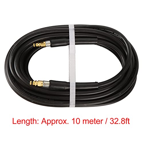 Drain Hose, Standard Interface No Leakage 10 Meters Good Elasticity High Pressure Washing Hose for Electric or Pneumatic er