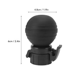 Carbonated Drink Air Pump Lid, Wear Resistant Durable Keep Drink Soda Bottle Lid for Drink (Black)