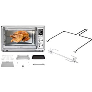 cosori air fryer toaster oven, 12-in-1 convection oven,co130-ao and c130-rs rotisserie set