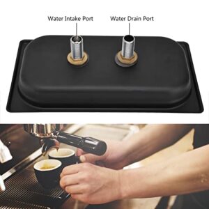 Automatic Cup Washer G1 2 Glass Washer Coffee Shop Sink Bar Counter High Pressure Rinser 4 Ports Process Desktop Embedded Commercial Glass Washers (FC-12-2 small glass washer [black])