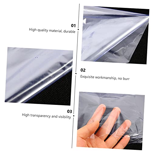 TEHAUX 100pcs Shrink Bag Plastic Packaging Bags Clear Packaging Bags Clear Wrapping Paper Heat Shrink Bags Heavy Duty Wrapping Paper Wrap Bags Shrink Film Bags Heat Shrink Film Bags Pof