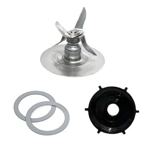 for oster blender replacement parts blender ice crusher blade with jar base cap and two rubber o ring sealing ring gasket, compatible with oster osterizer blenders accessories
