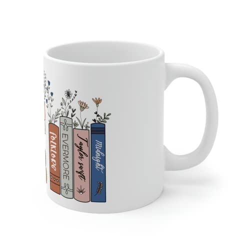 Singer Album Coffee Mug for Singer Fans,Taylor Tea Cup Merch for Womens and Girls,Gifts for Swiftes Merchandise(11oz,White)