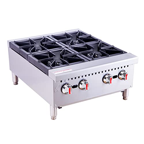 Hakka 4-Burner Gas Countertop Hotplates - High-Performing, Efficient, and Durable Cooking Solution