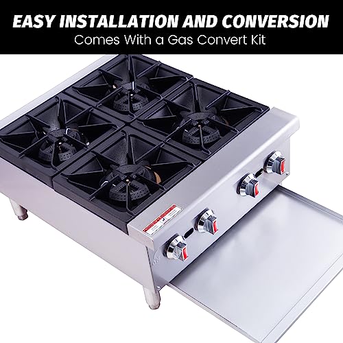 Hakka 4-Burner Gas Countertop Hotplates - High-Performing, Efficient, and Durable Cooking Solution