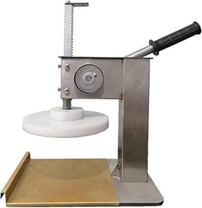 hacsyp pizza dough press, manual stainless steel pizza forming machine, pastry press machine, dough press for commercial or family