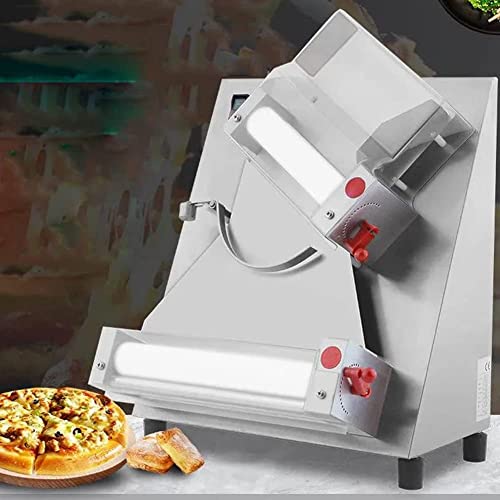Pizza maker, 370W Automatic Commercial Pizza Dough Roller Sheeter, Electric Dough Press Machine, Making 5s/ Dough, for Rolling Various Dough