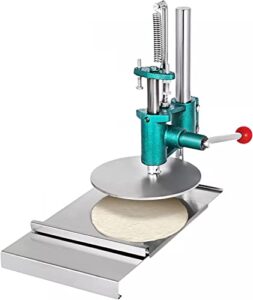hacsyp dough sheeter, dough pastry manual press machine with cast iron base, stainless-steel household pizza pastry press, for commercial (size : 16cm)